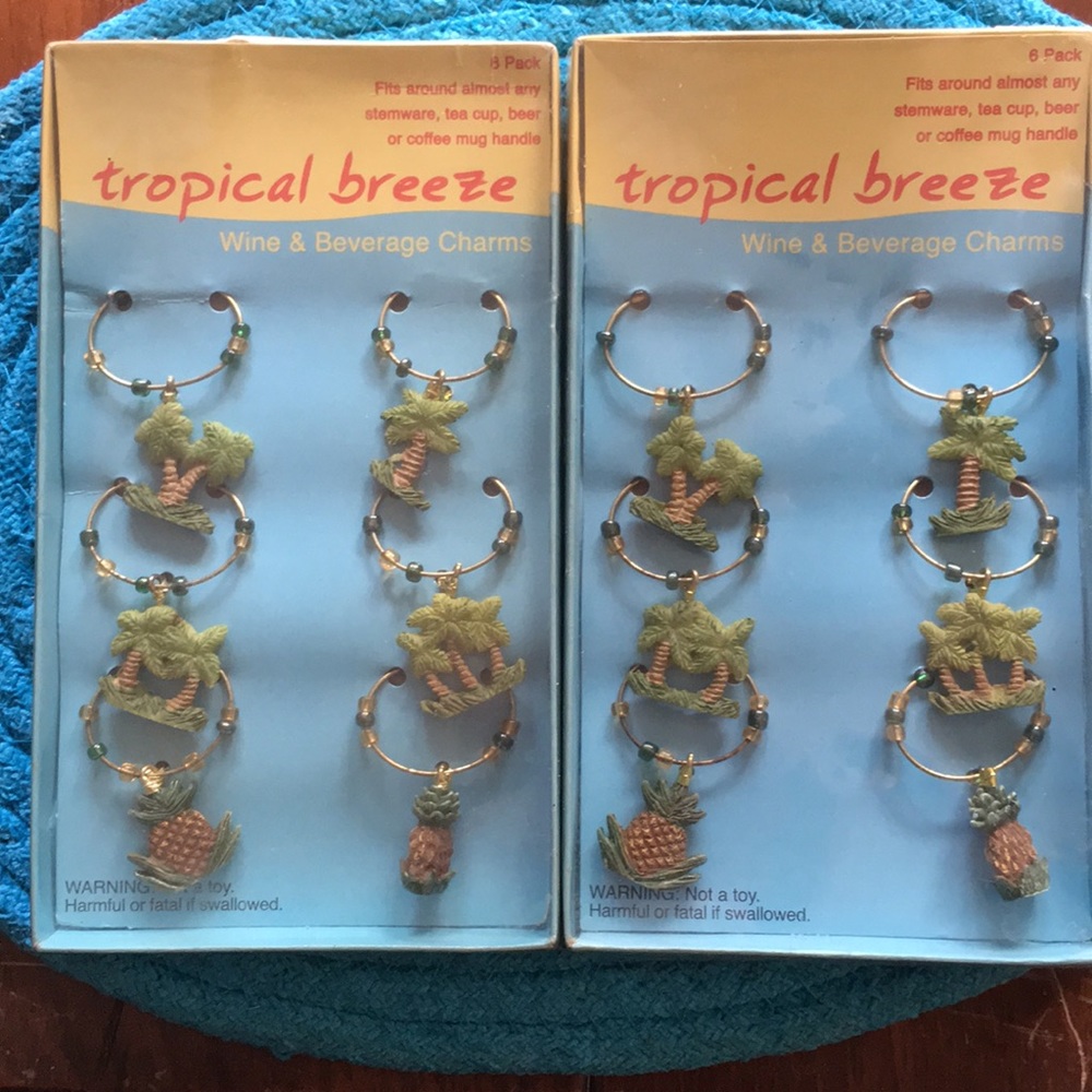 Wine and beverage charms